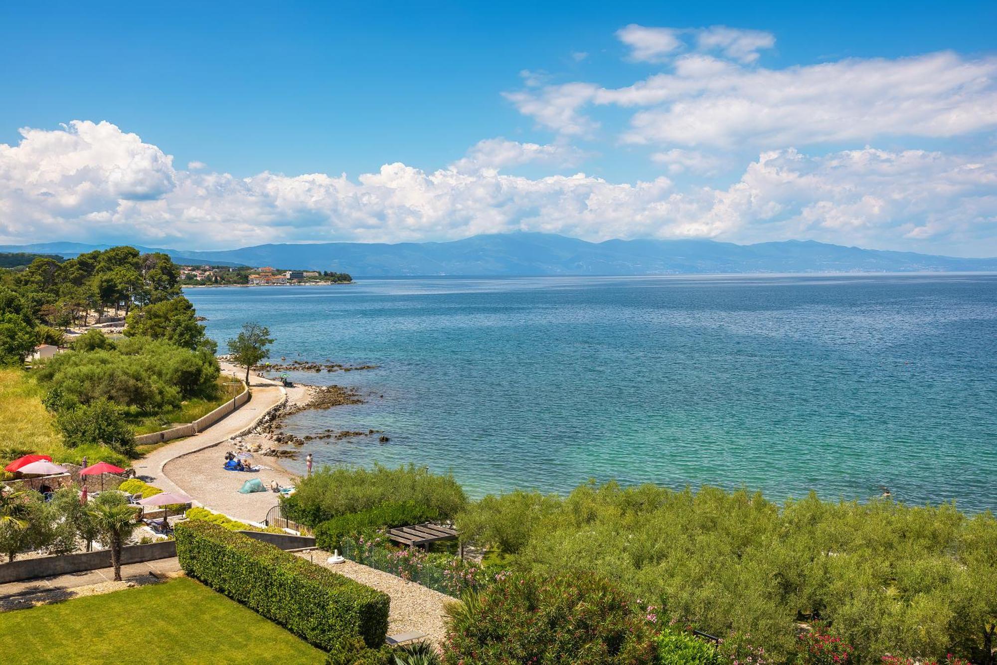 Hotel Vila Rova Malinska Bagian luar foto