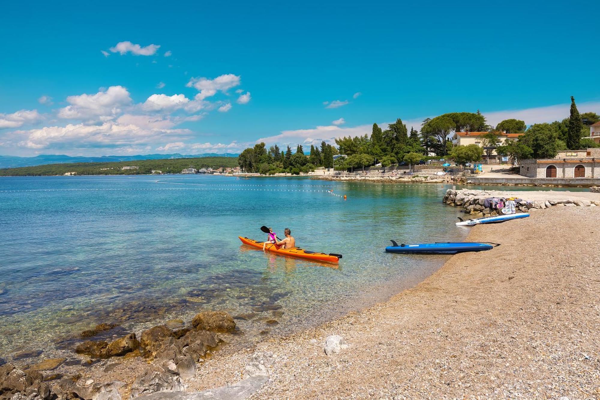 Hotel Vila Rova Malinska Bagian luar foto